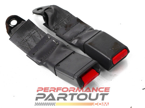 Seatbelt latch set 2G DSM Rear Center Black