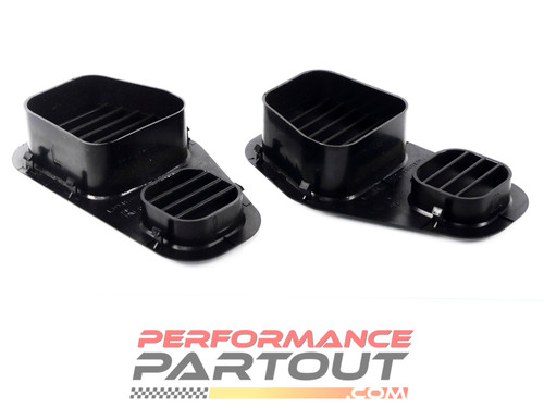 Dash side HVAC vent set 2G DSM Grey