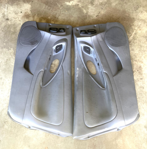 2G DSM Grey Door Cards Driver/Passenger Power Windows