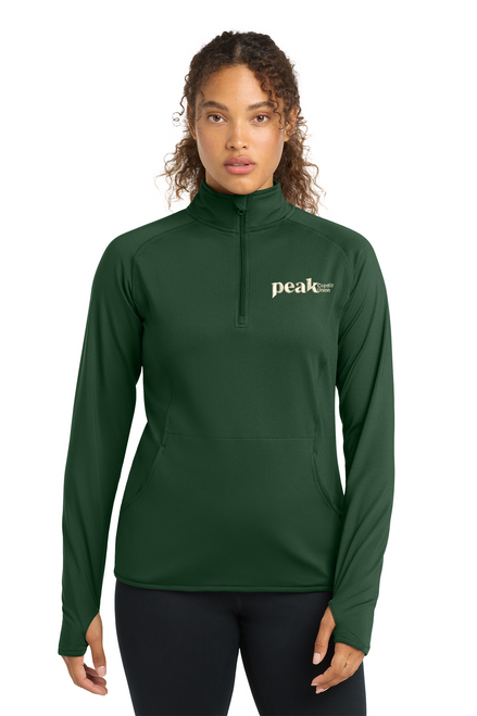 Sport-Tek Women's Sport-Wick Stretch 1/4-Zip Pullover