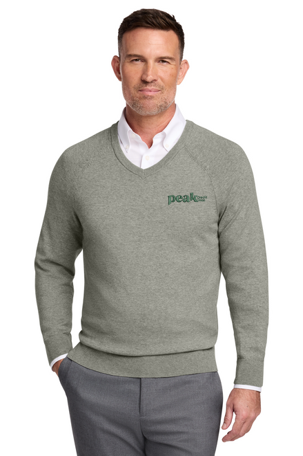 Brooks Brothers® Cotton Stretch V-Neck Sweater