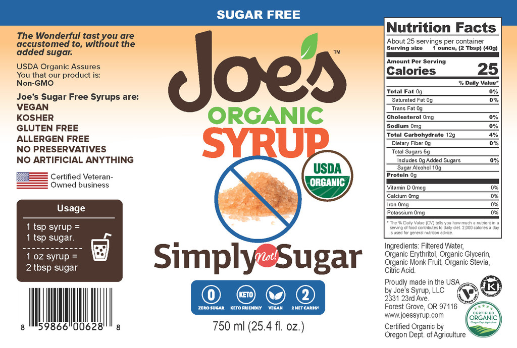 USDA Organic SIMPLY SUGAR