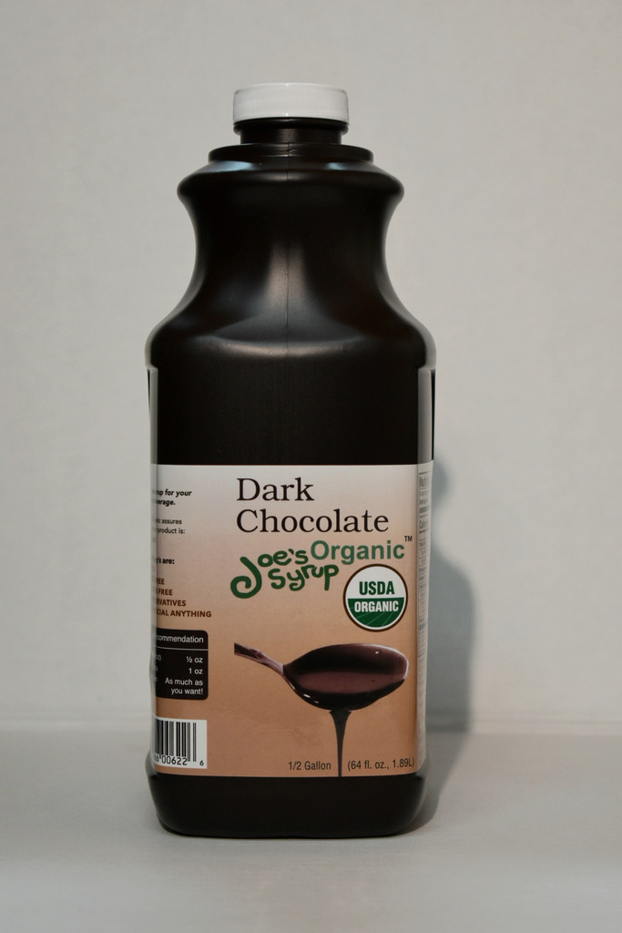 Half Gallon USDA Organic DARK CHOCOLATE Sauce