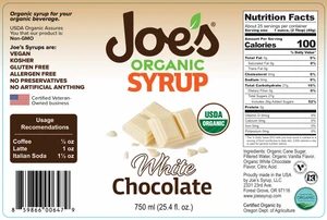 USDA Organic White Chocolate