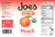 USDA Organic PEACH