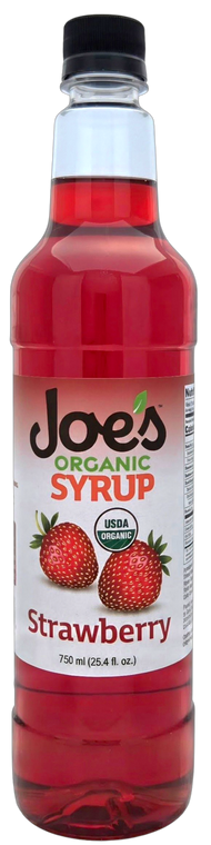 Natural Organic Strawberry Flavored Syrup