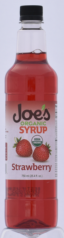 Natural Organic Strawberry Flavored Syrup
