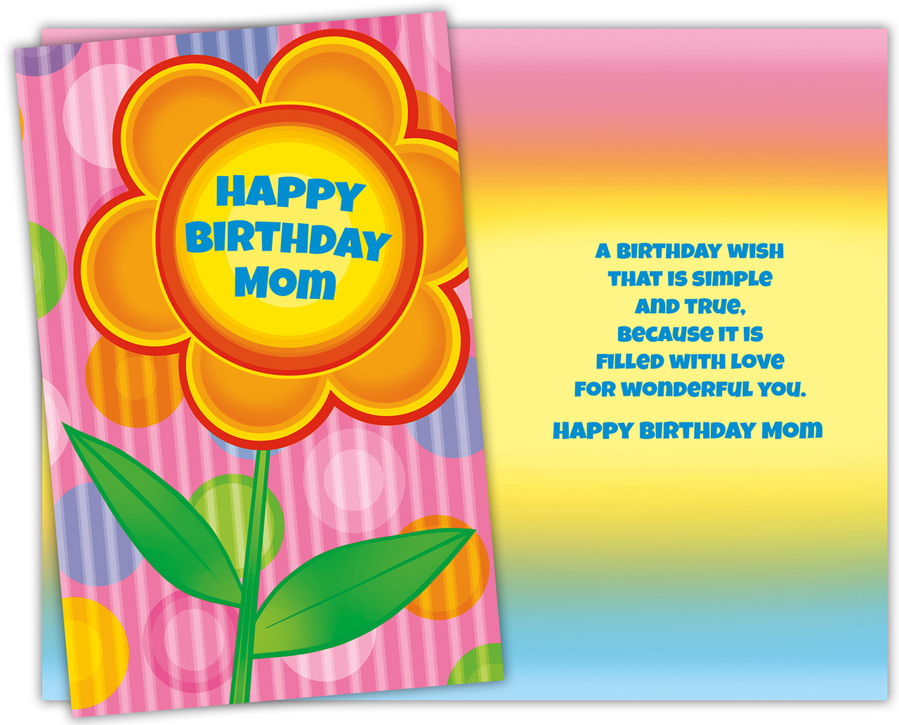 95137 six birthday mom cards with six envelopes, $1.80 for six