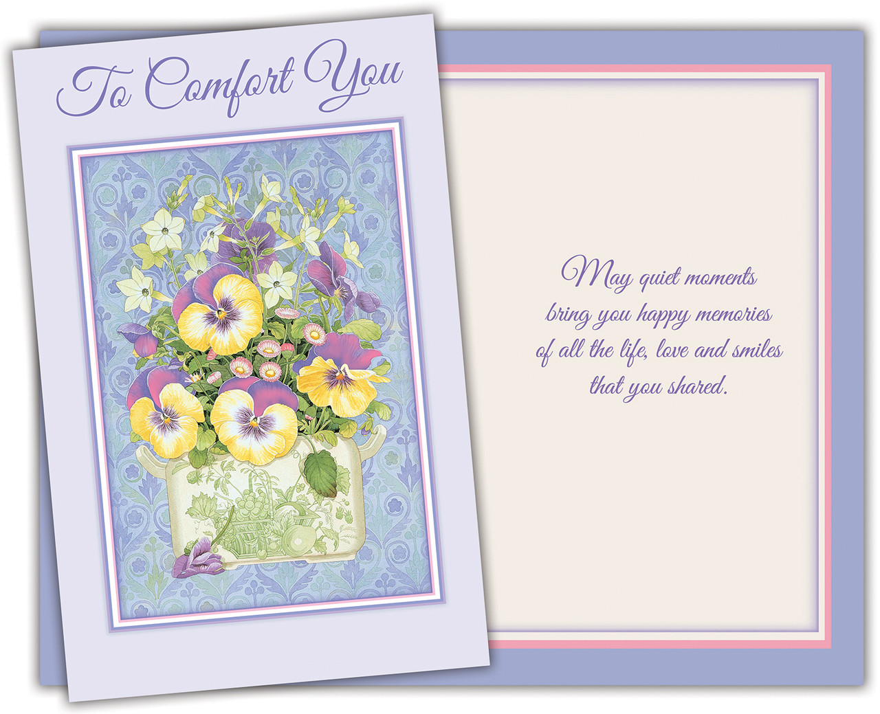 96523 Six Sympathy Greeting Cards With Six Envelopes 180 For Six Cards Stockwell Greetings