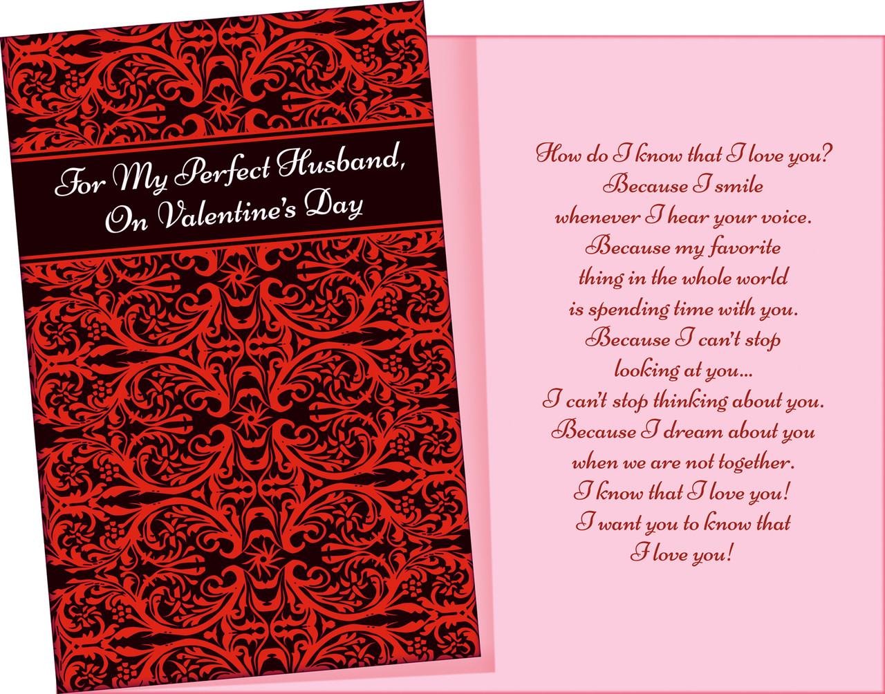 032018 six valentine's day To Husband greeting cards with six ...