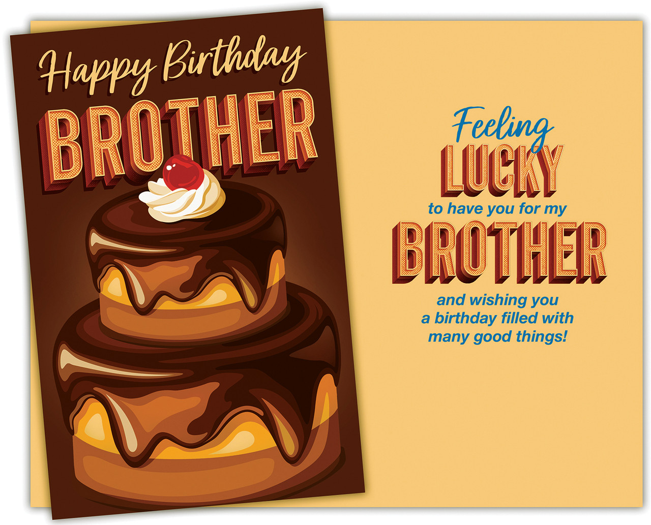 Cake and Candles Birthday Card for Brother-in-Law – Amreen's Hallmark