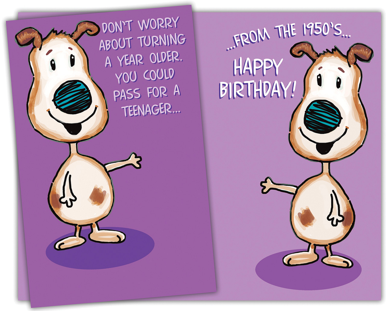 94135 Six Funny Birthday General Greeting Cards With Six Envelopes For ...