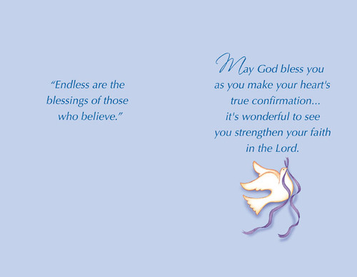 Confirmation Greeting Card Six Cards Six Envelopes 89095 Stockwell Greetings