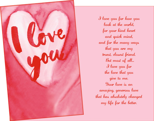 love greeting card