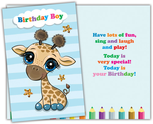 birthday boy greeting card