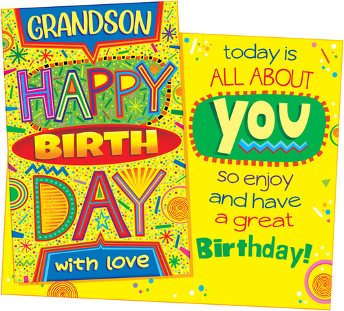 grandson birthday card, wholesale greeting cards, birthday cards