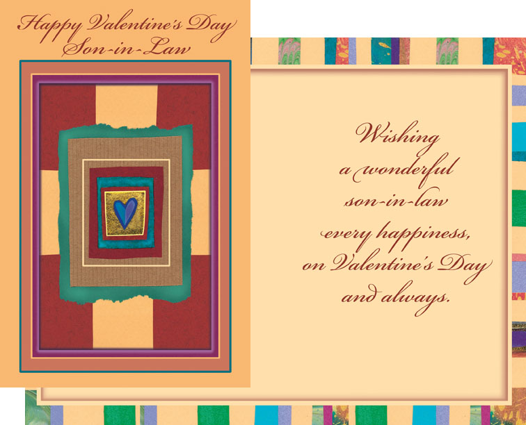 Happy Valentines Day Son - Valentines Greeting Card - 26898