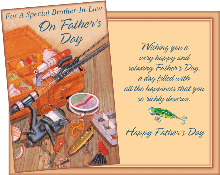 38080 Six Fathers Day Brother In Law Cards With Six Envelopes