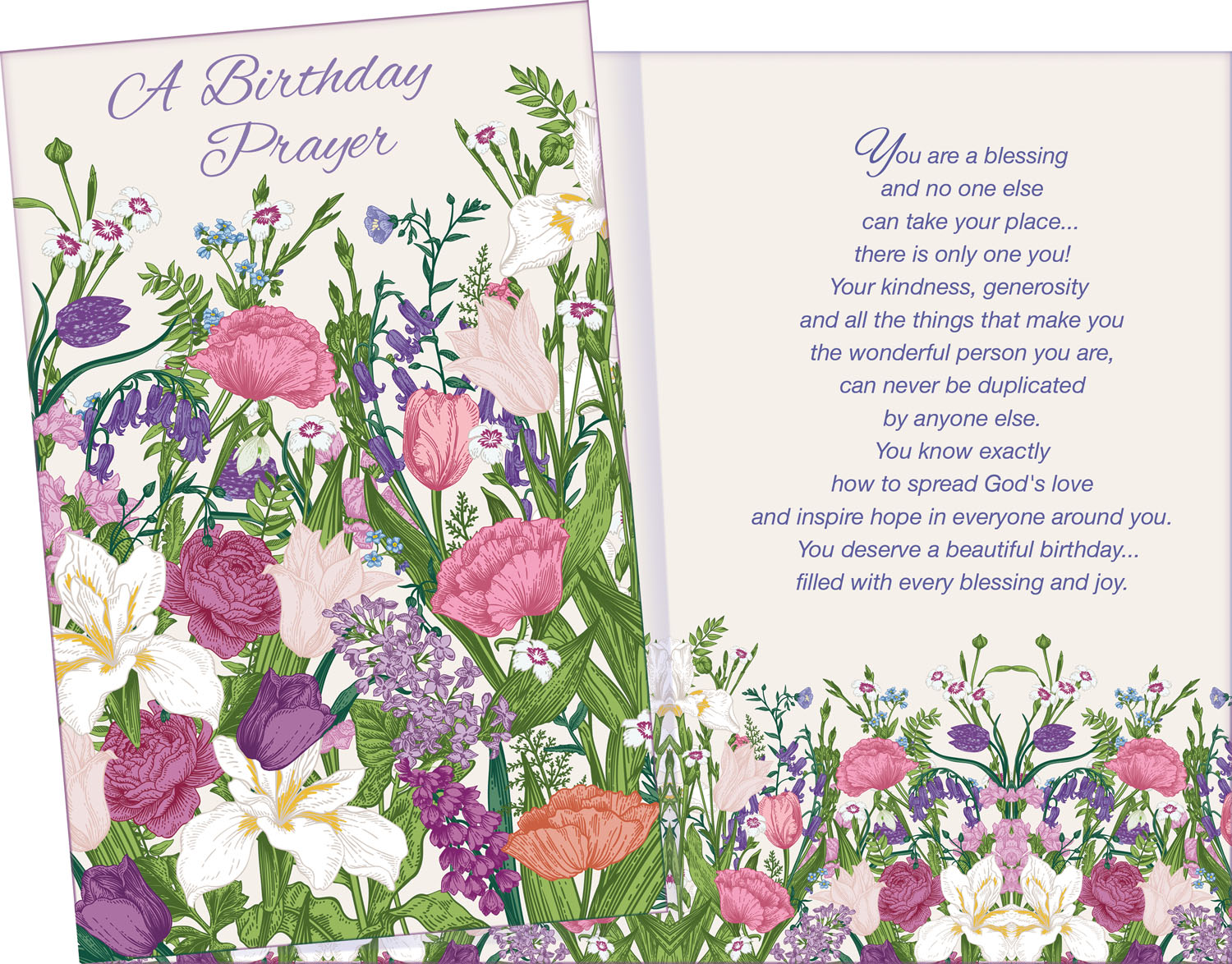 94709 six religious birthday greeting cards with six envelopes, $1.80 for  six cards - Stockwell Greetings