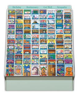 greeting card display