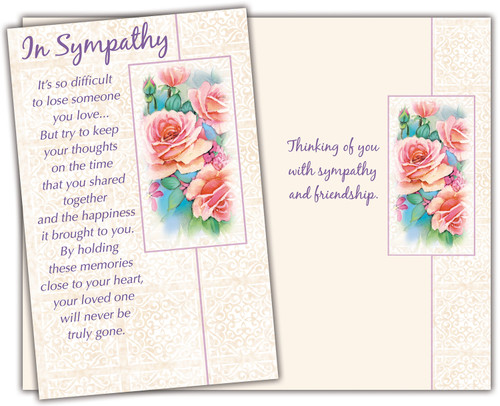 96528 Six Sympathy Greeting Cards With Six Envelopes 180 For Six Cards Stockwell Greetings