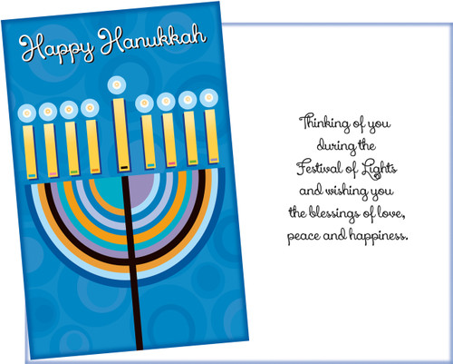 61176 Six Hanukkah Greeting Cards With Six Envelopes Stockwell Greetings