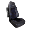 VOLVO VNL VNM 2019 and Up Leather and Cloth Seat Cover