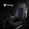 VOLVO VNL VNM 2019 and Up Leather and Cloth Seat Cover - Diamond style