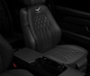 Air Massage Truck Seat Cover - Leather and Heat - Black