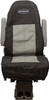 Seats Inc Coveralls Black and Grey - front view