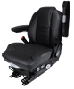 GraMag Mid Back Aftermarket Truck Seat in black stitching