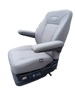 Air Chief pair with mid back style, grey synthetic leather, probax and heat & cool.  low profile riser.