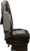 Seats Inc Coveralls Black and Grey - Side View