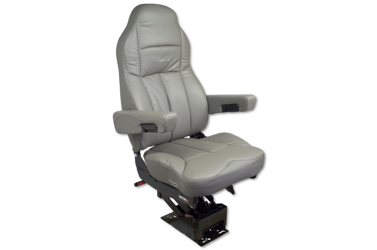 Legacy Silver Air Ride Semi Truck Seat for Sale in Ontarioville