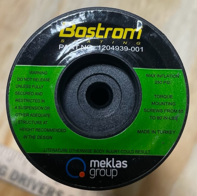 Bostrom Seating Part 6204494-001 Air Spring Kit