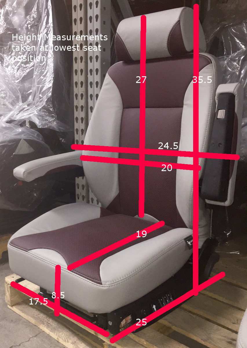 Knoedler Extreme Lowrider Air Suspension Seat (choose your options