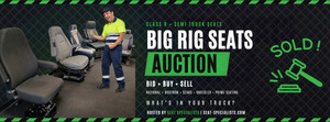 Big Rig Seats Auction: Semi Truck Seat Auctions on Facebook | Seat Specialists