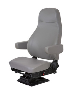 National Ensign LO Seat Grey Vinyl - Seat Specialists