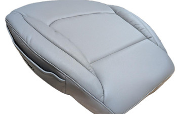 Bostrom Seating Wide Ride Seat frame Cushion and Cover Replacement Grey Ultra Leather