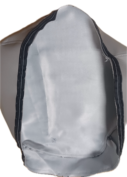 National Seating Ensign Cushion in grey vinyl cover