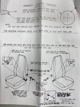 1234231-xxx ARMREST T-SERIES, BAJA Instructions
