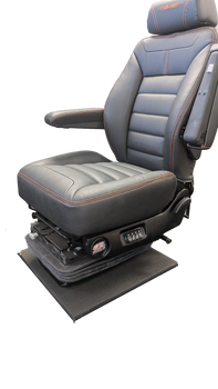 Knoedler Air Chief WIDE Memory foam Massage Puffy Black Man-made Leather