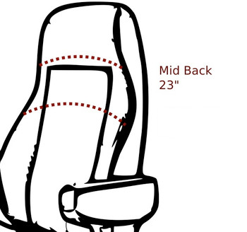 National Ensign Mid Seat Back