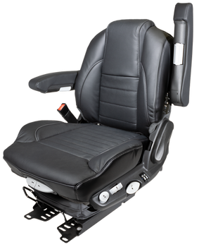 GraMag Mid Back Genuine Leather with Heat and Vent