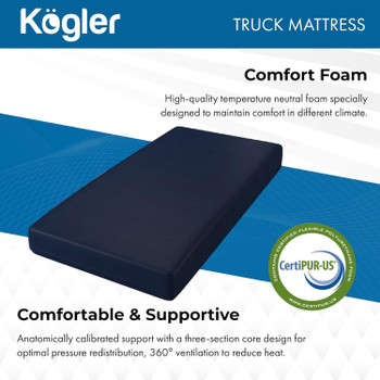 Kogler BETTER - 6 inch High Density Foam Mattress Water Resistant