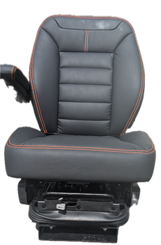 Knoedler Air Chief WIDE Puffy Probax HD Suspension Black Man-made Leather