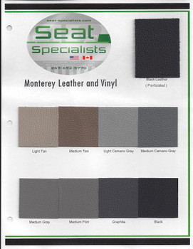 Genuine Leather and Vinyl Monterey Collection