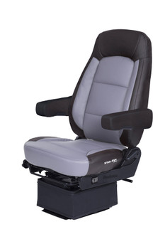 Bostrom Wide Ride Core High Back, with arms, Black and Grey