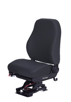 National mid back refuse seat in black