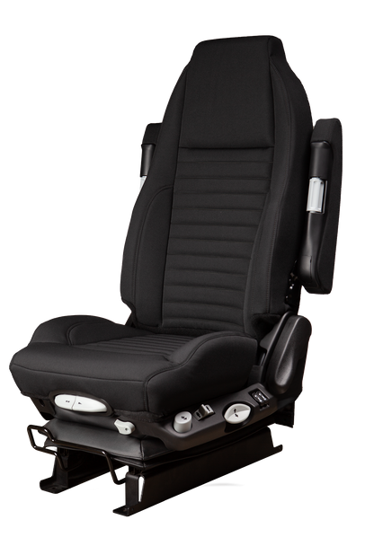 Gramag Select Seat In Black Cloth with Black Stitching